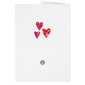 ハートパターンピンクレッドバレンタイン (裏面)