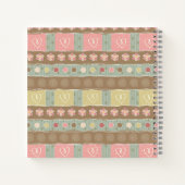 ハートパターンレシピノートブック ノートブック (裏面)