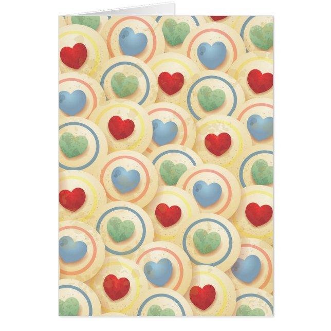 ハートパターンヴィンテージスタイル (正面)