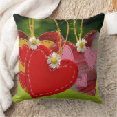 ハートパターン枕が意味のある原因をサポートする方法 クッション (ブランケット)