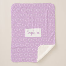 ハートパターン毛布-あなたの色を選んで下さい!