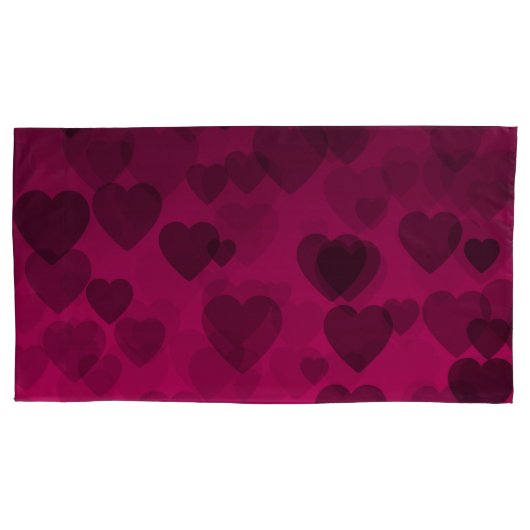 ハートパターン18 枕カバー (正面)