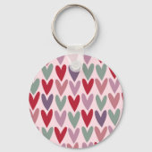 ハートパターン1 キーホルダー (正面)