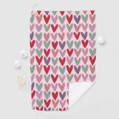 ハートパターン1 ゴルフタオル (インサイチュ)