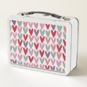 ハートパターン1 メタルランチボックス (裏面)