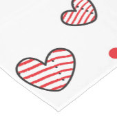 ハートパターン21 ショートテーブルランナー (コーナー)