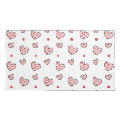 ハートパターン21 枕カバー (裏面)