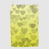 ハートパターン22 ゴルフタオル (正面)