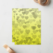 ハートパターン22 ノートカード (正面/裏面インサイチュ)