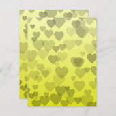 ハートパターン22 ノートカード (正面/裏面)