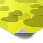 ハートパターン22 ポスター (角)