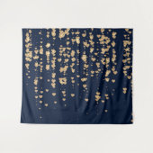 ハートパターン23 タペストリー (正面(横))