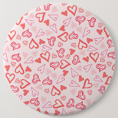 ハートパターン23 缶バッジ (正面)