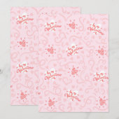 ハートパターン25 サンキューカード (正面/裏面)