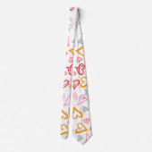 ハートパターン26 ネクタイ (裏面)