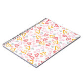 ハートパターン26 ノートブック (左側)