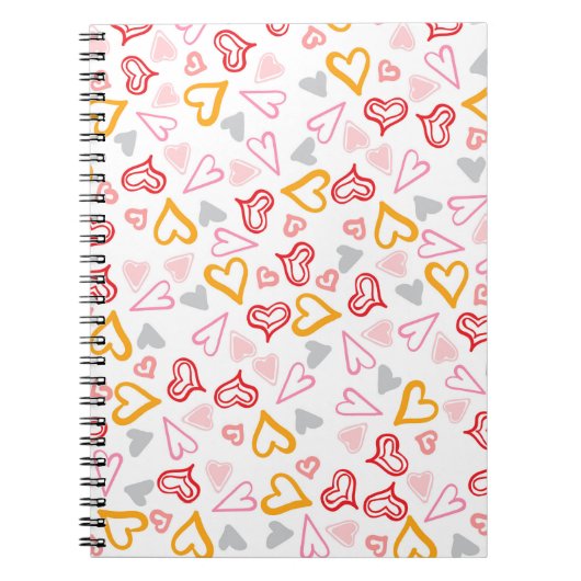 ハートパターン26 ノートブック (正面)