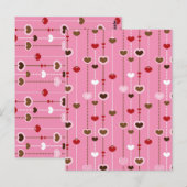 ハートパターン27 ポストカード (正面/裏面)