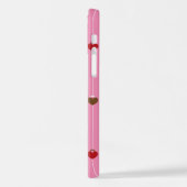 ハートパターン27 iPhoneケース (左側面)