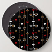 ハートパターン28 缶バッジ (正面&裏面)