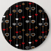 ハートパターン28 缶バッジ (正面)