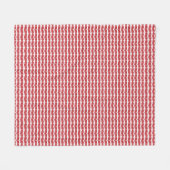 ハートパターン2 フリースブランケット (正面(横))