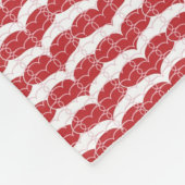 ハートパターン2 フリースブランケット (角)