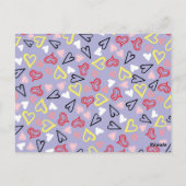 ハートパターン31 ポストカード (裏面)