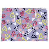 ハートパターン31 ラージペーパーバッグ (裏面)