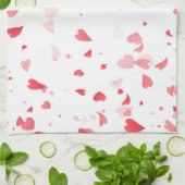 ハートパターン33 キッチンタオル (折り畳み)