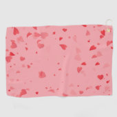 ハートパターン34 ゴルフタオル (横)