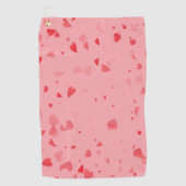 ハートパターン34 ゴルフタオル (正面)