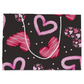 ハートパターン34 ラージペーパーバッグ (裏面)