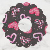 ハートパターン34 ワイングラスタグ (裏面)