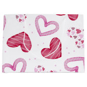 ハートパターン36 ラージペーパーバッグ (正面)