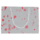 ハートパターン37 ラージペーパーバッグ (裏面)