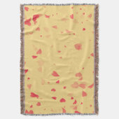 ハートパターン38 スローブランケット (正面縦)