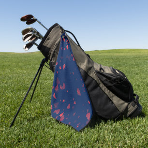 ハートパターン40 ゴルフタオル