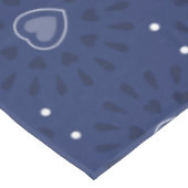 ハートパターン（の模様が）あるテキサス州州旗 テーブルクロス (アングル)