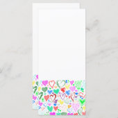 ハートパターン、カラフルハート、ハートパターン (正面/裏面)