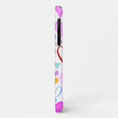 ハートパターン、カラフルハート、ハートパターン Case-Mate iPhoneケース (裏面/左)