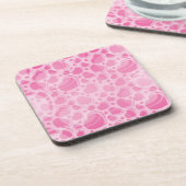 ハートパターン コースター (左側)