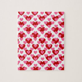 ハートパターン ジグソーパズル