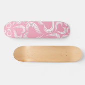 ハートパターン スケートボード (横)