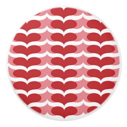 ハートパターン セラミックノブ (正面)