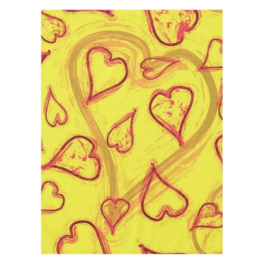 ハートパターン テーブルクロス (正面)