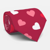ハートパターン ネクタイ (ロール)