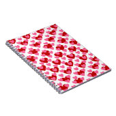 ハートパターン ノートブック (右側)