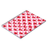 ハートパターン ノートブック (左側)