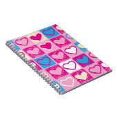 ハートパターン ノートブック (右側)